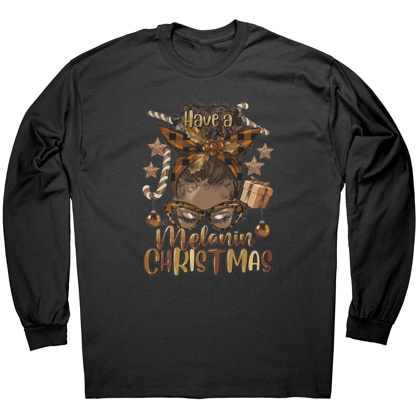 Have a Melanin Christmas Mom Tee