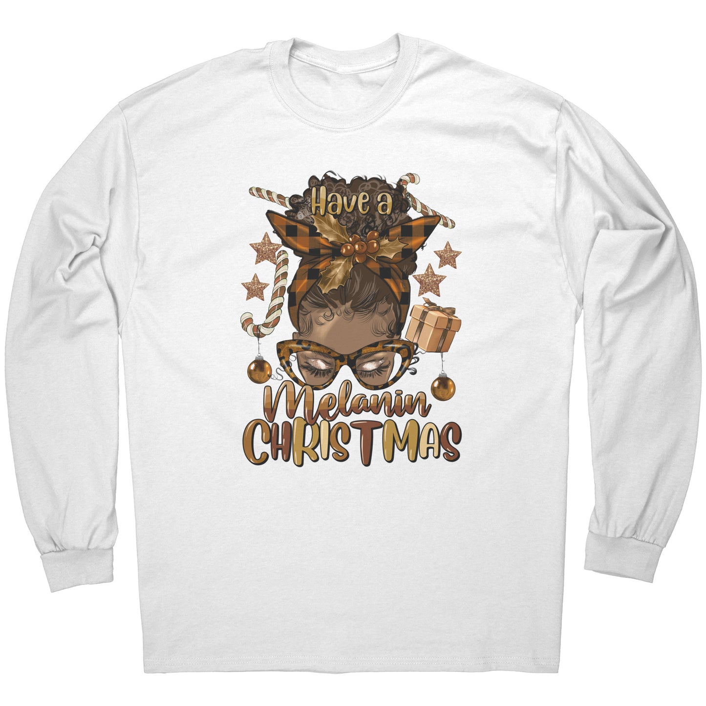 Have a Melanin Christmas Mom Tee