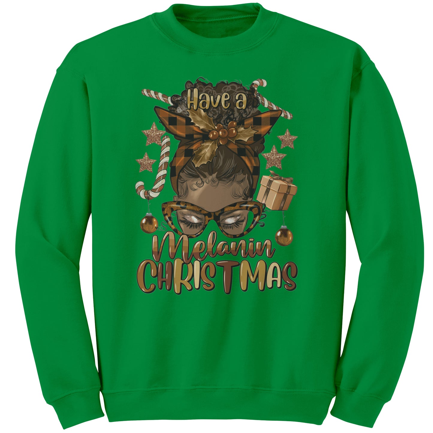 Have a Melanin Christmas Mom Sweatshirt