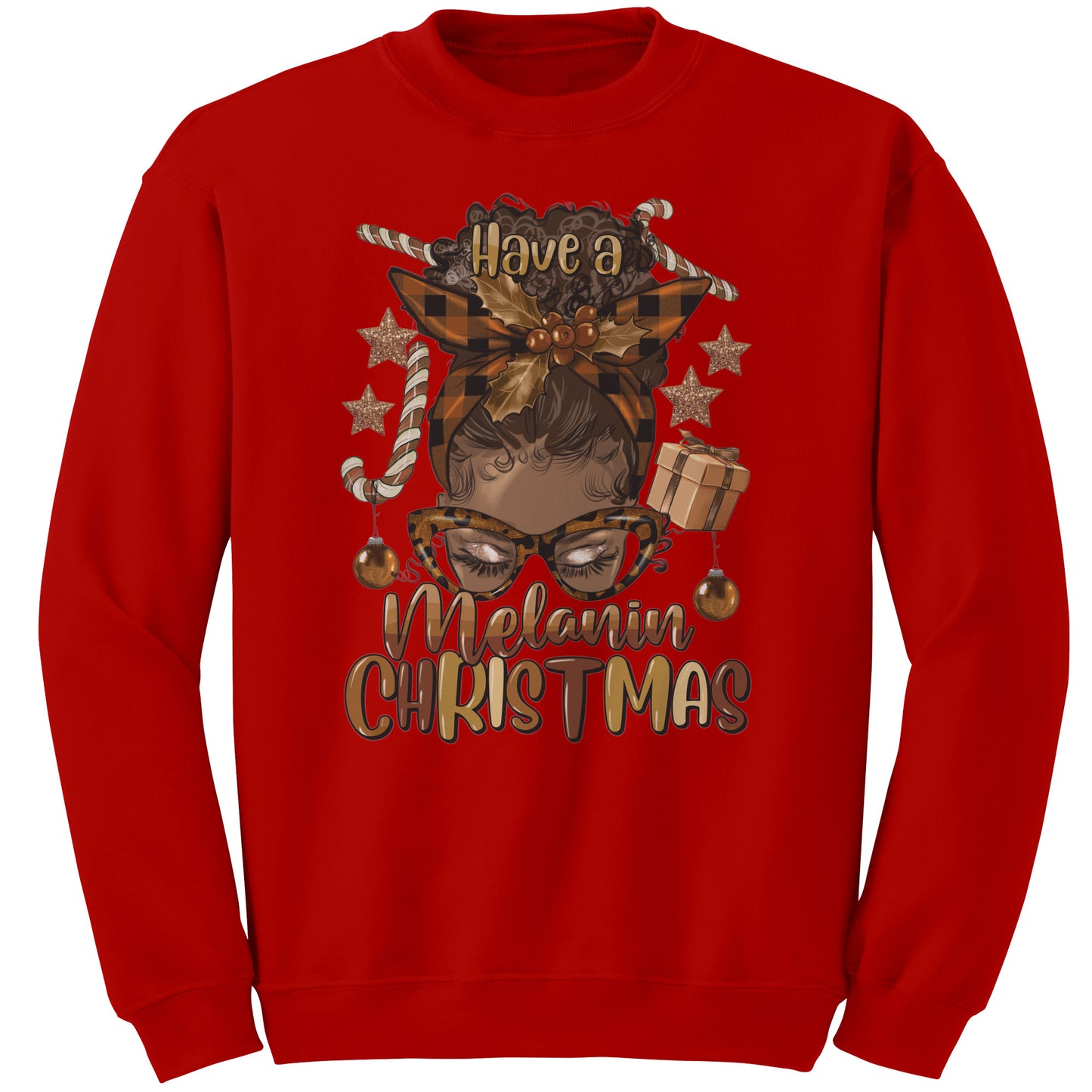 Have a Melanin Christmas Mom Sweatshirt