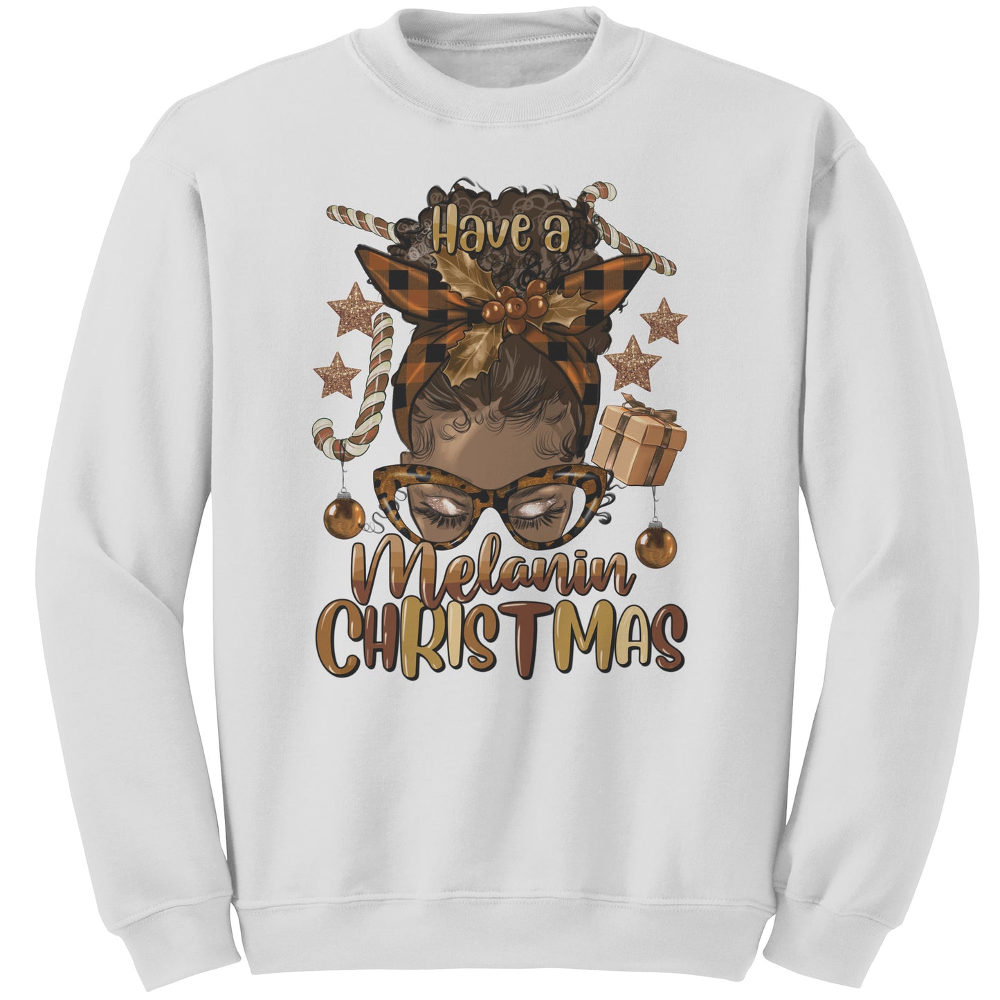 Have a Melanin Christmas Mom Sweatshirt