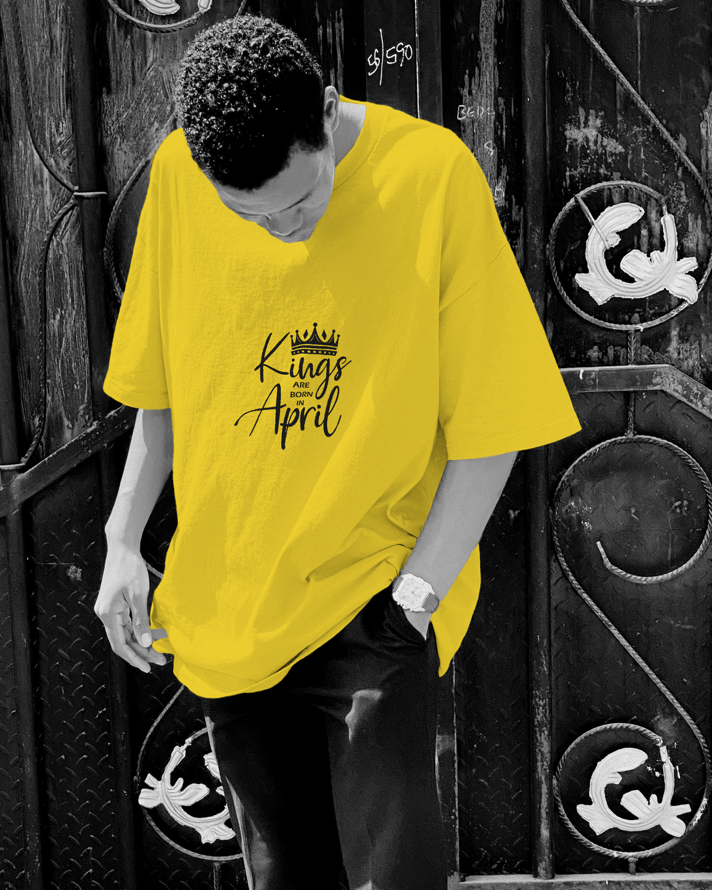 Kings Are Born In April Tee