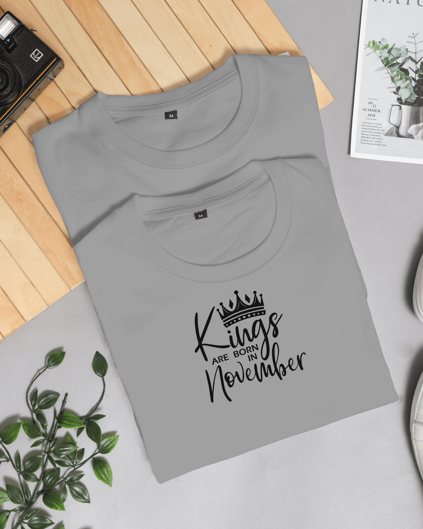 Kings Are Born In November Tee