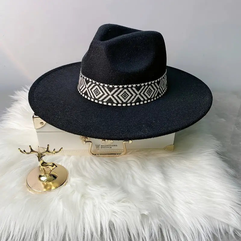 Black Fedora w/band