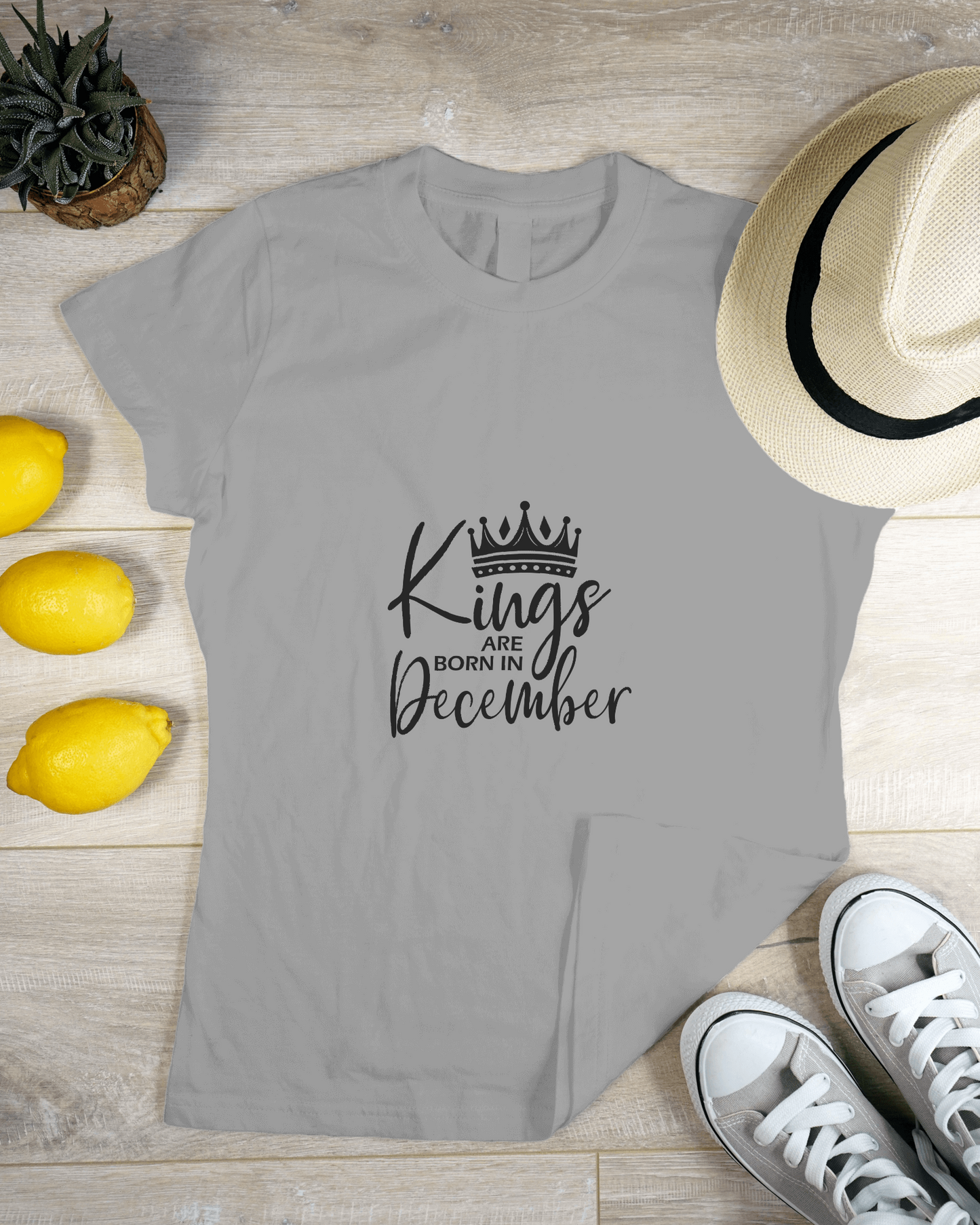 Kings Are Born In December Tee