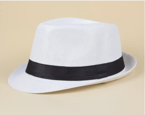 White fedora
