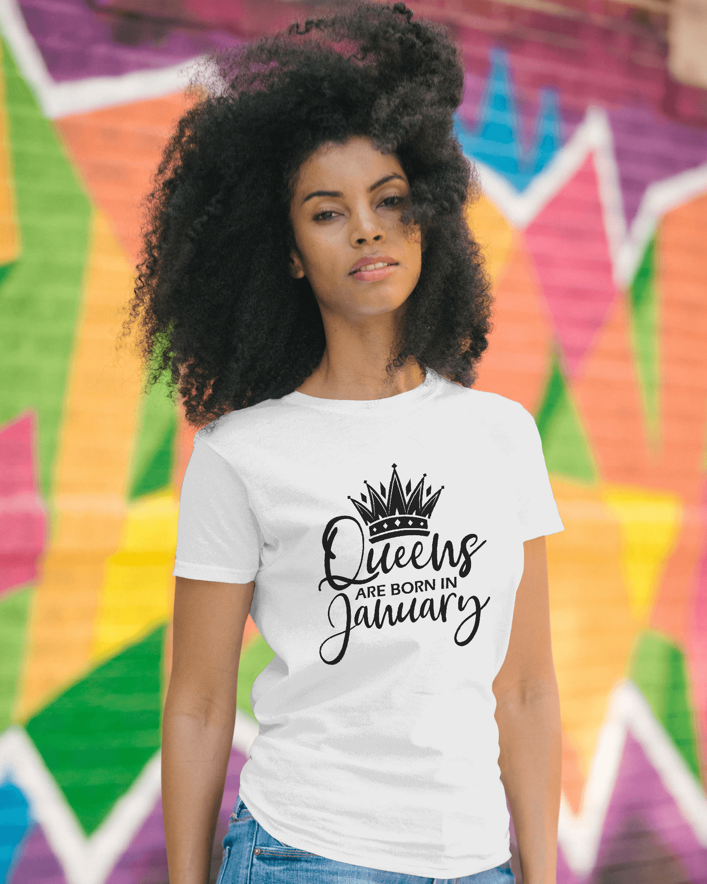 Queens Are Born In January Tee