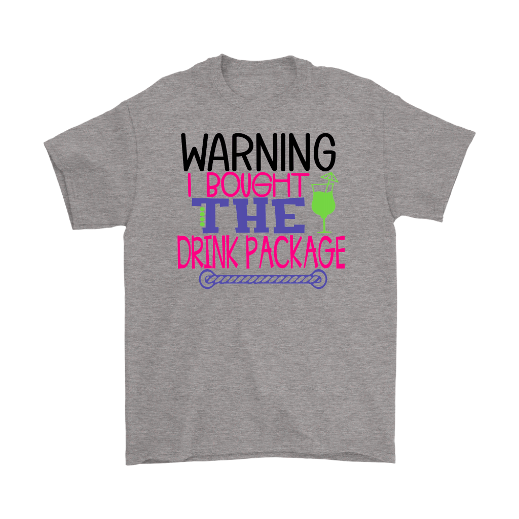 Warning I Brought The Drink Package Men's Tee
