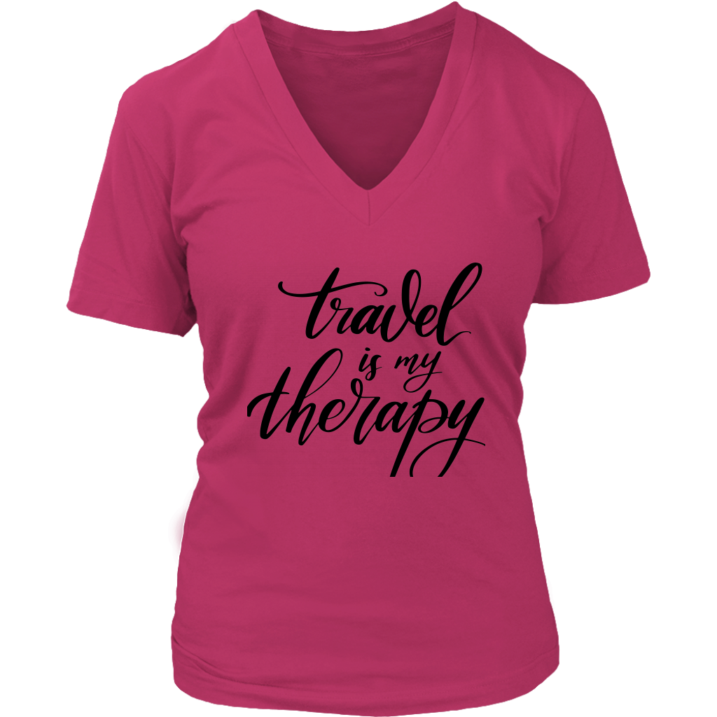 Travel Is My Therapy Women's Tee