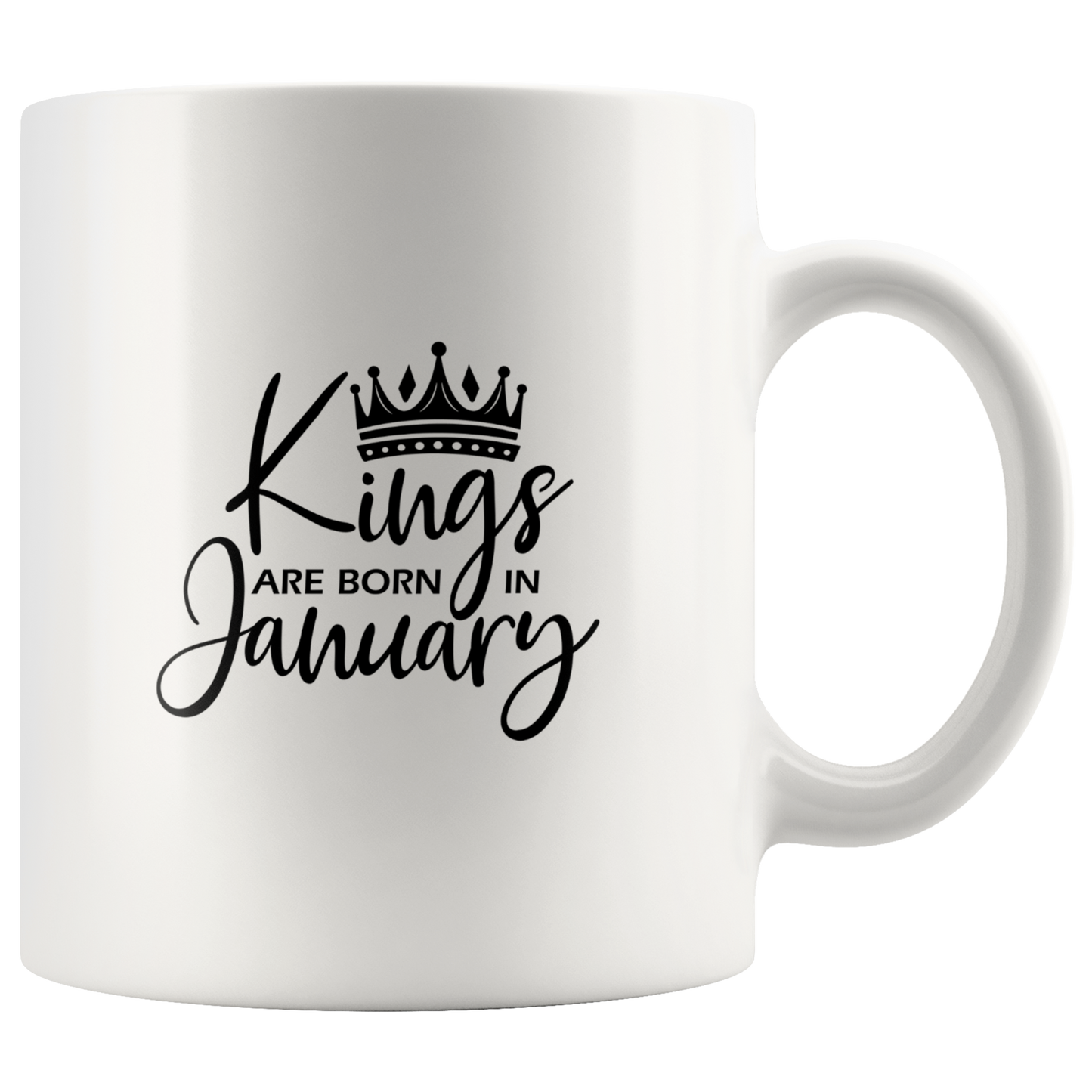 Kings Are Born in January Mug