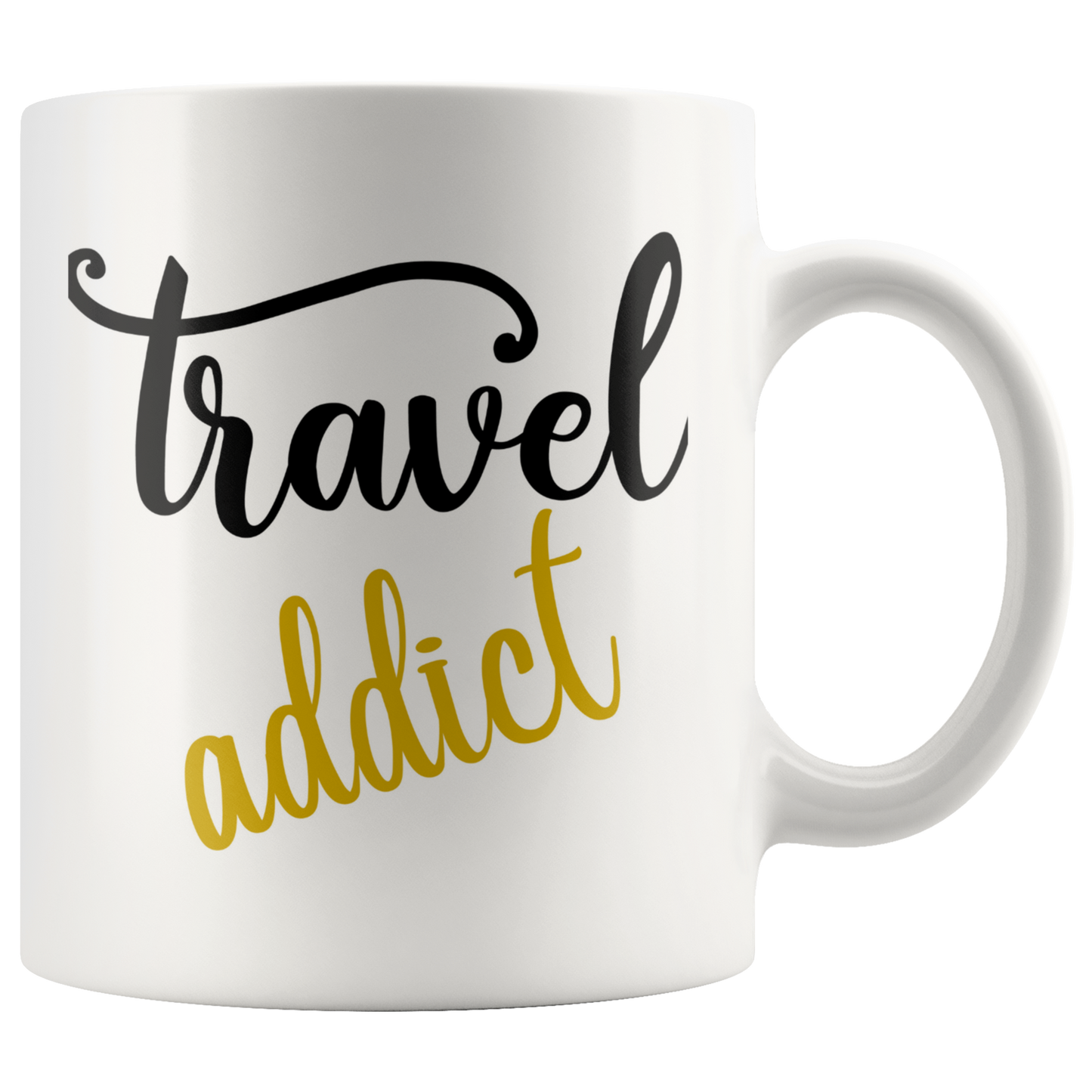 Travel Addict Mug