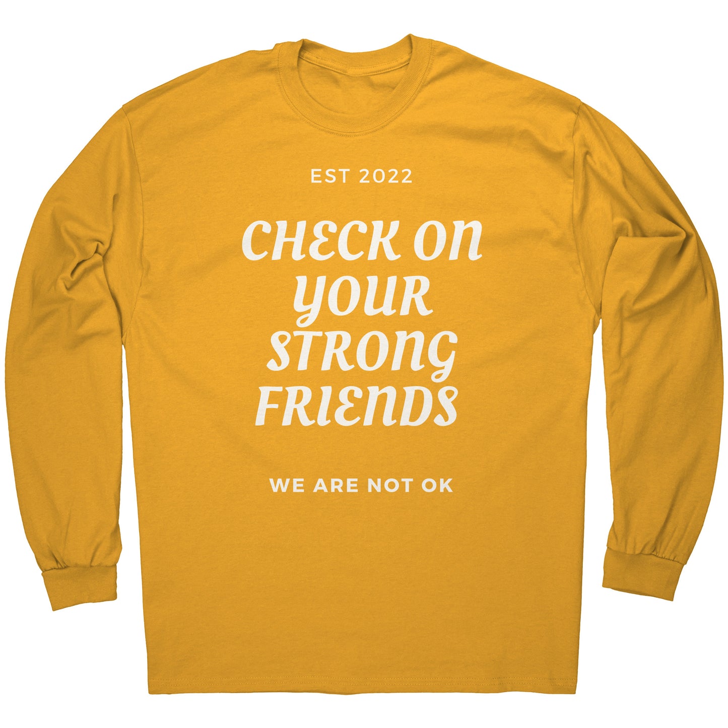 Check on your strong friends L.S. Tee
