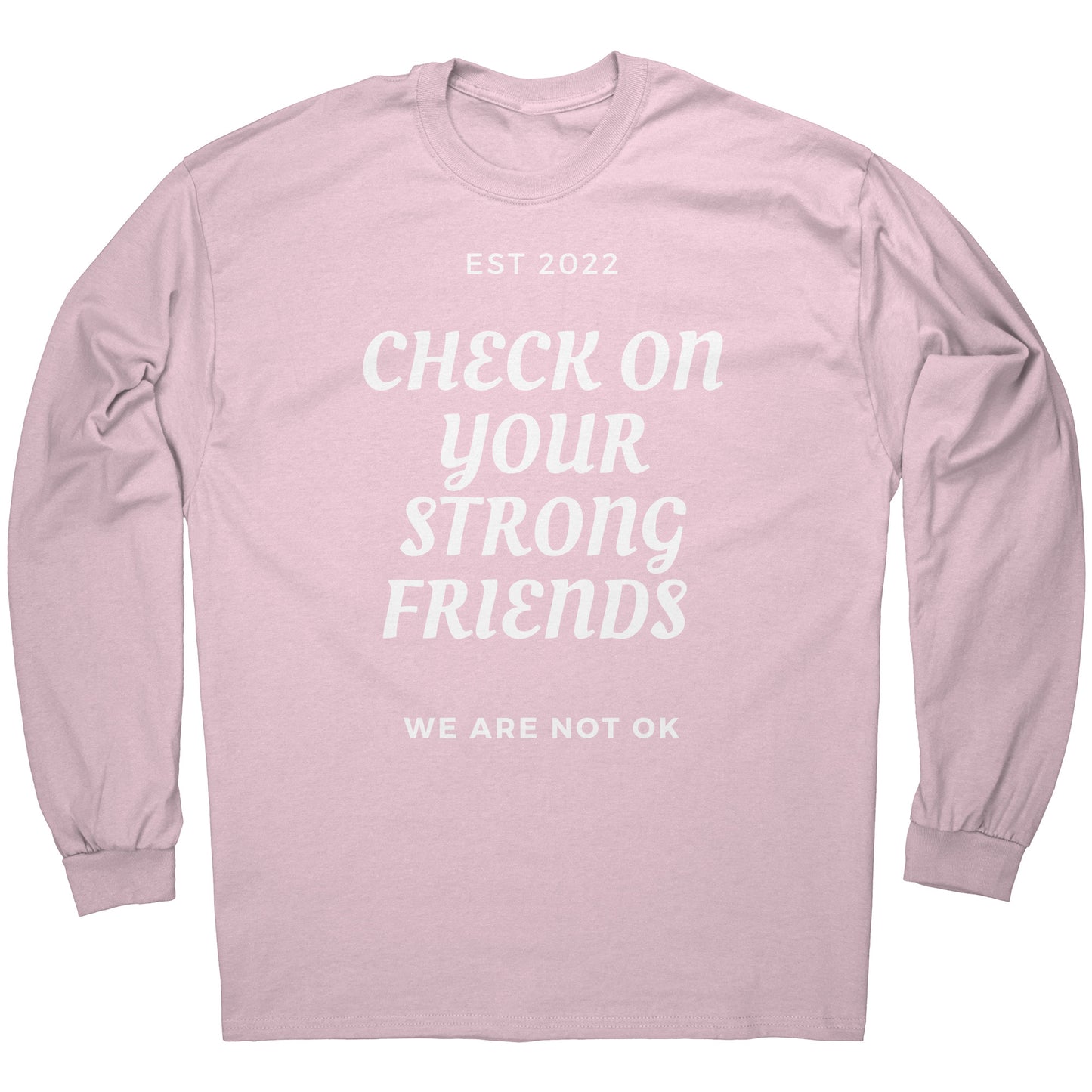 Check on your strong friends L.S. Tee