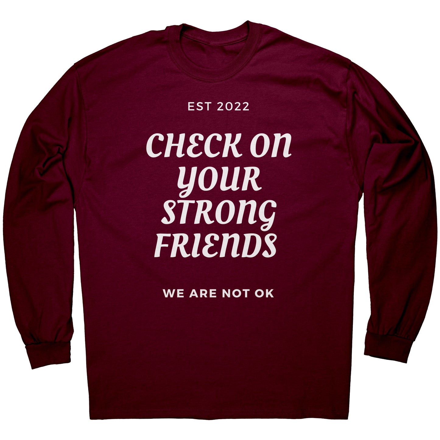 Check on your strong friends L.S. Tee