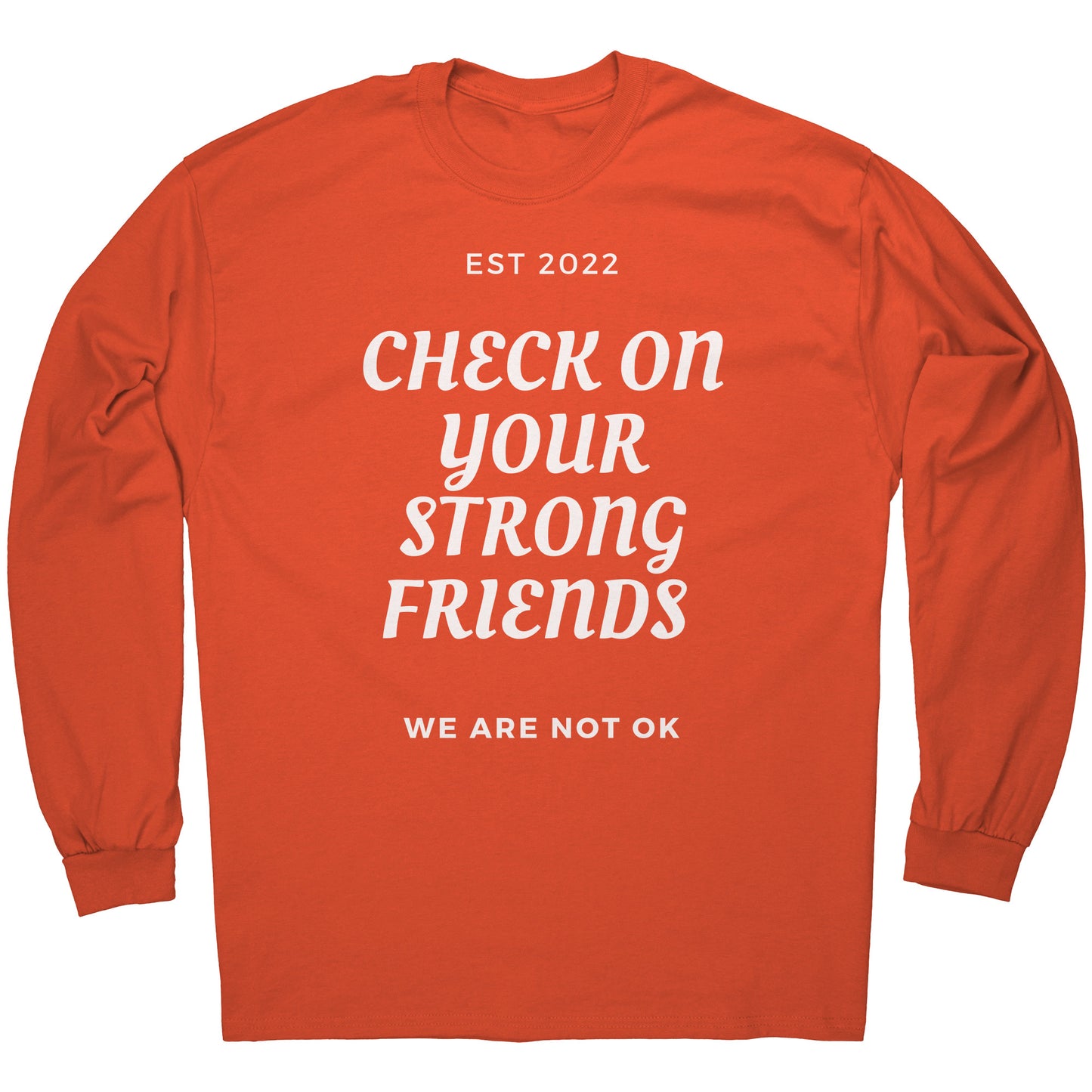 Check on your strong friends L.S. Tee