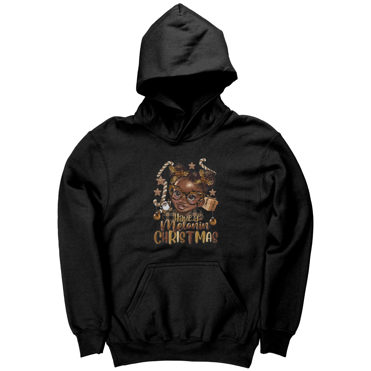 Have a Melanin Christmas Girl Youth Hoodie