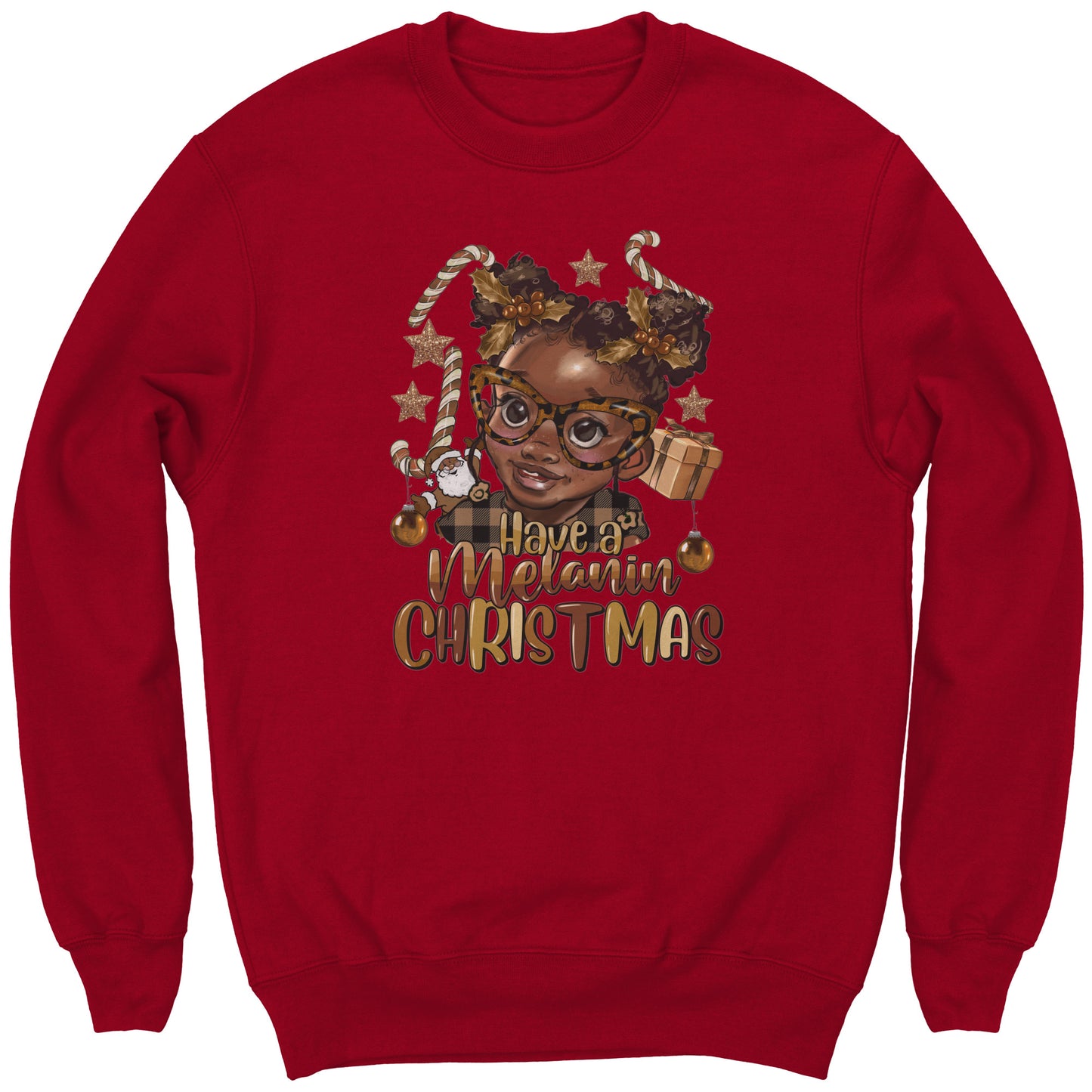 Have a Melanin Christmas Girl Sweatshirt