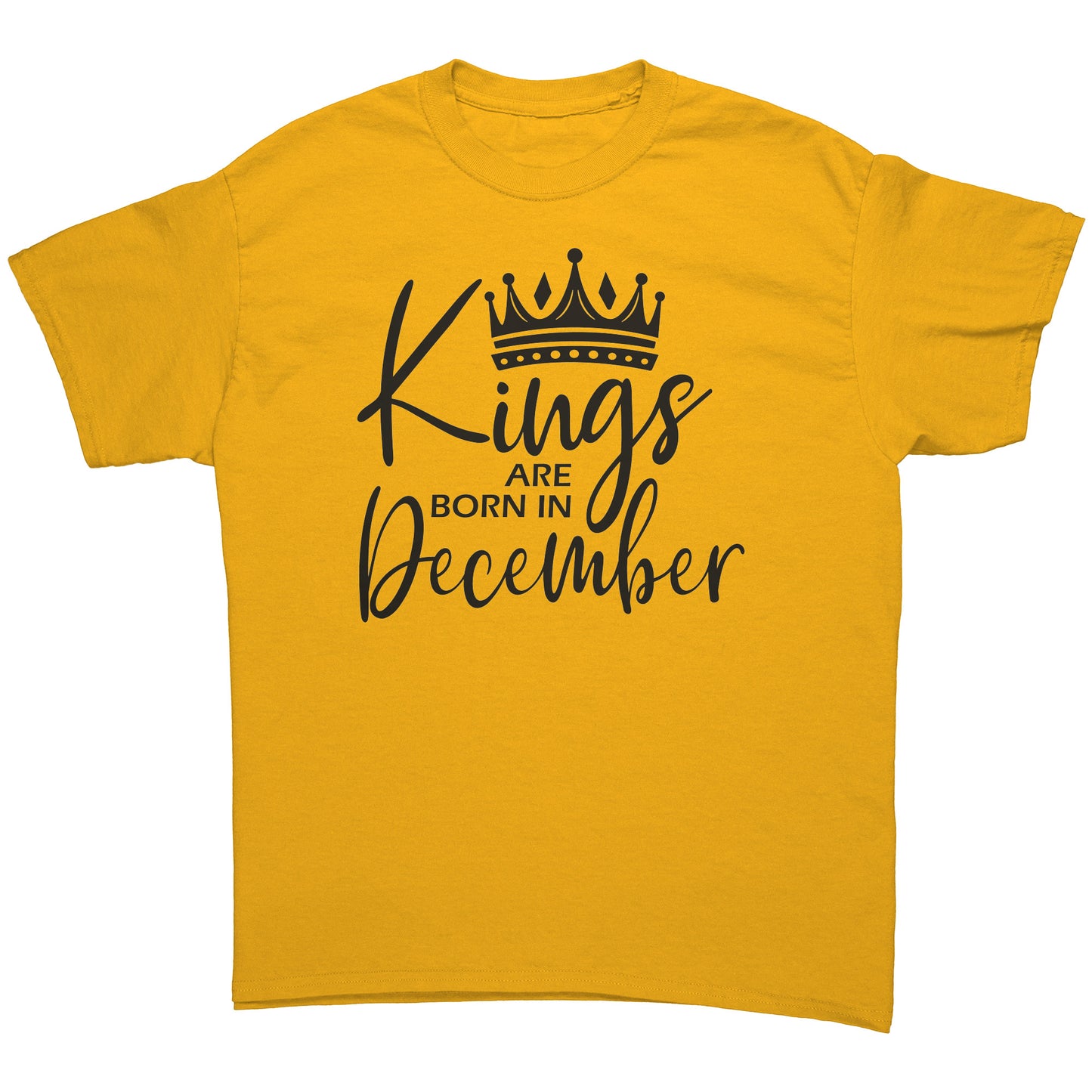 Kings Are Born In December Tee