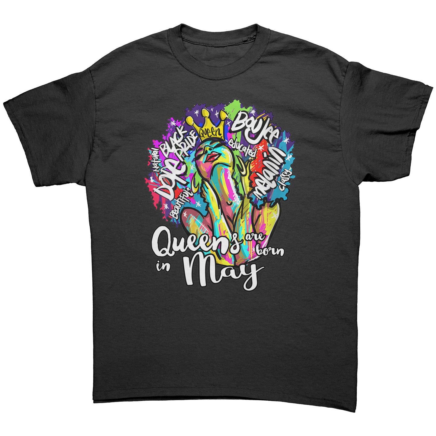Queens Are Born In May Tee