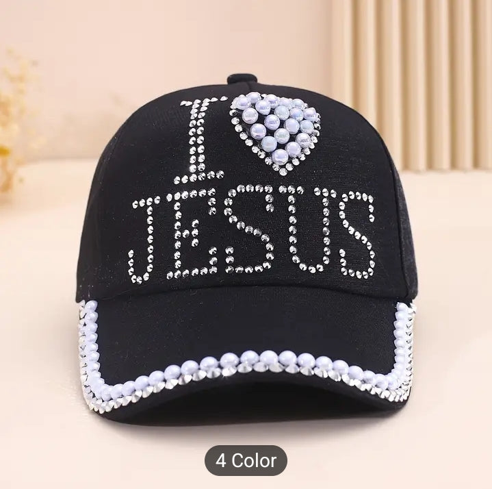 I ❤️ Love Jesus Baseball Cap