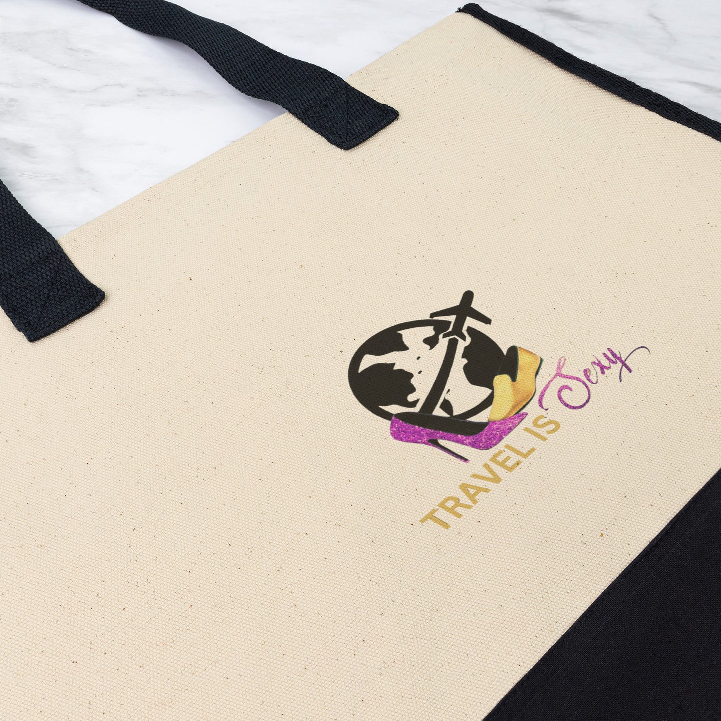 Travel Is Sexy Signature Tote Bag