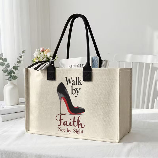 Walk by Faith Tote Bag