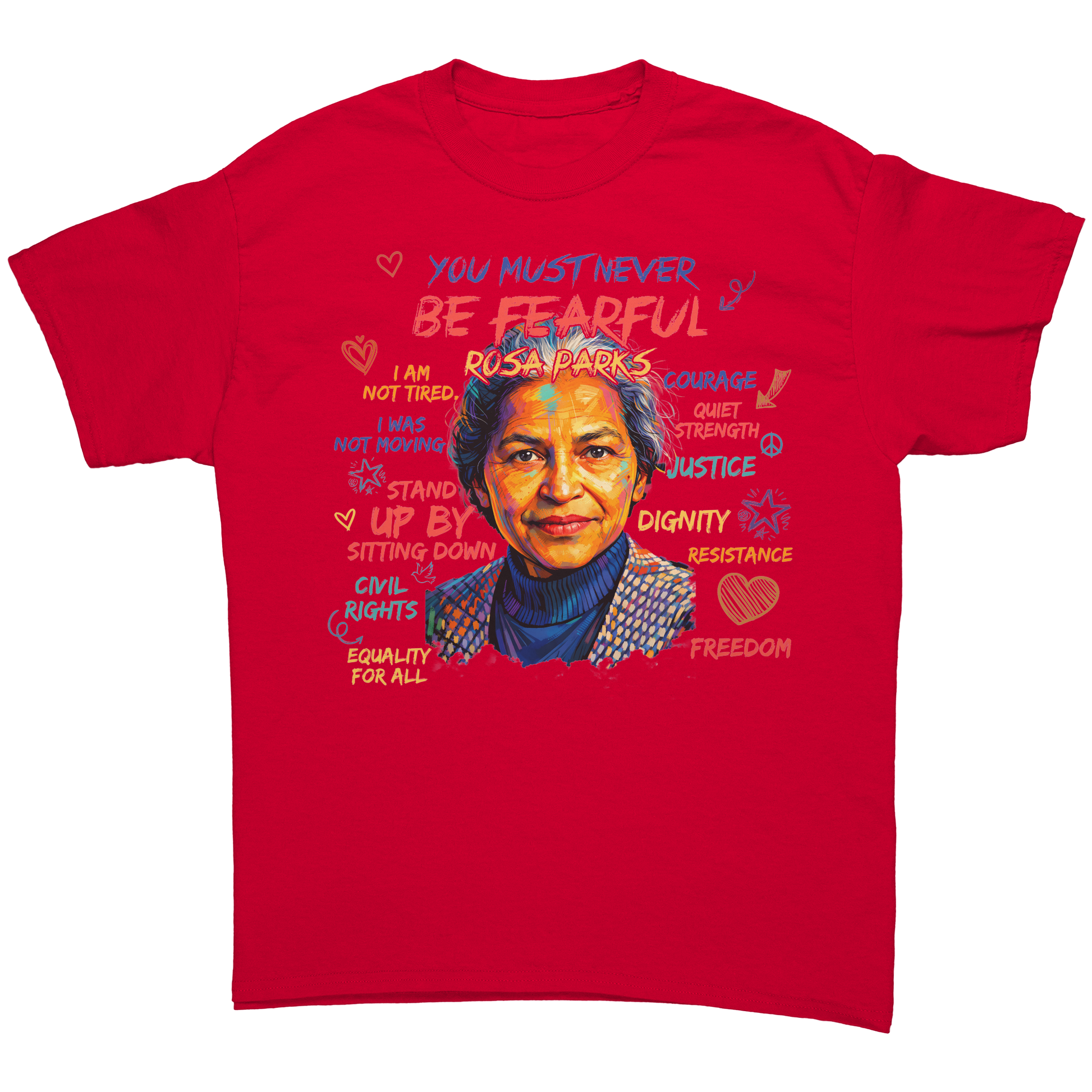 You_must_never_be_FEARFUL_by_Rosa_Tee_Red_Front_Mockup.png_15293509