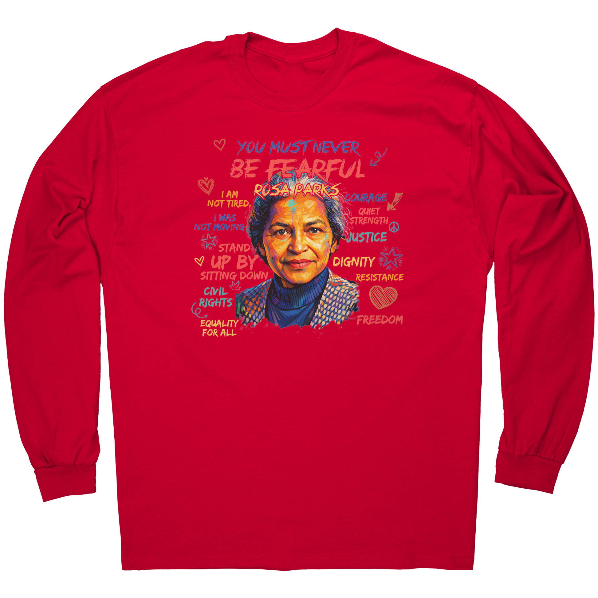 You_must_never_be_FEARFUL_by_Rosa_Tee_Red_Mockup.png_15293957