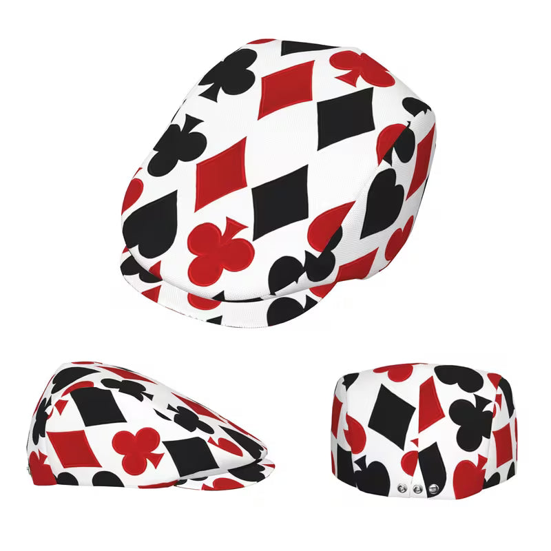 Playing Cards Newsboy Cap