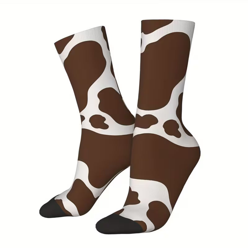 Cow Print Cowboy Hat Set