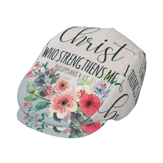 Inspirational Faith Newsboy Cap