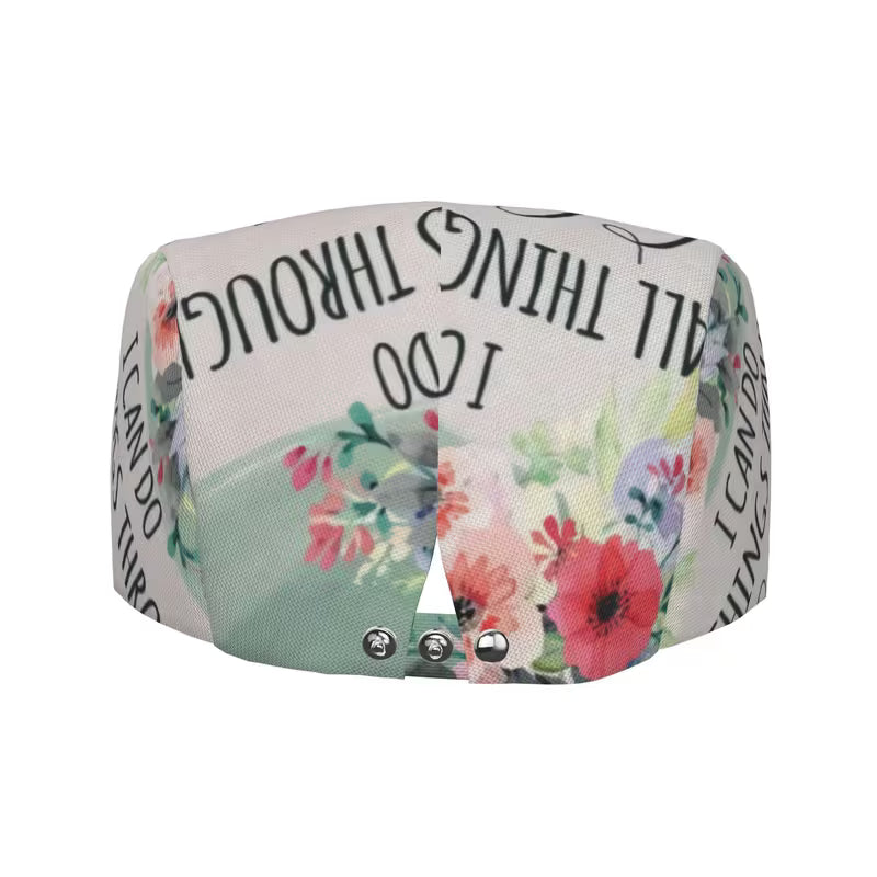 Inspirational Faith Newsboy Cap