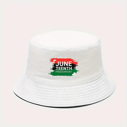 Juneteenth Bucket Hat-White