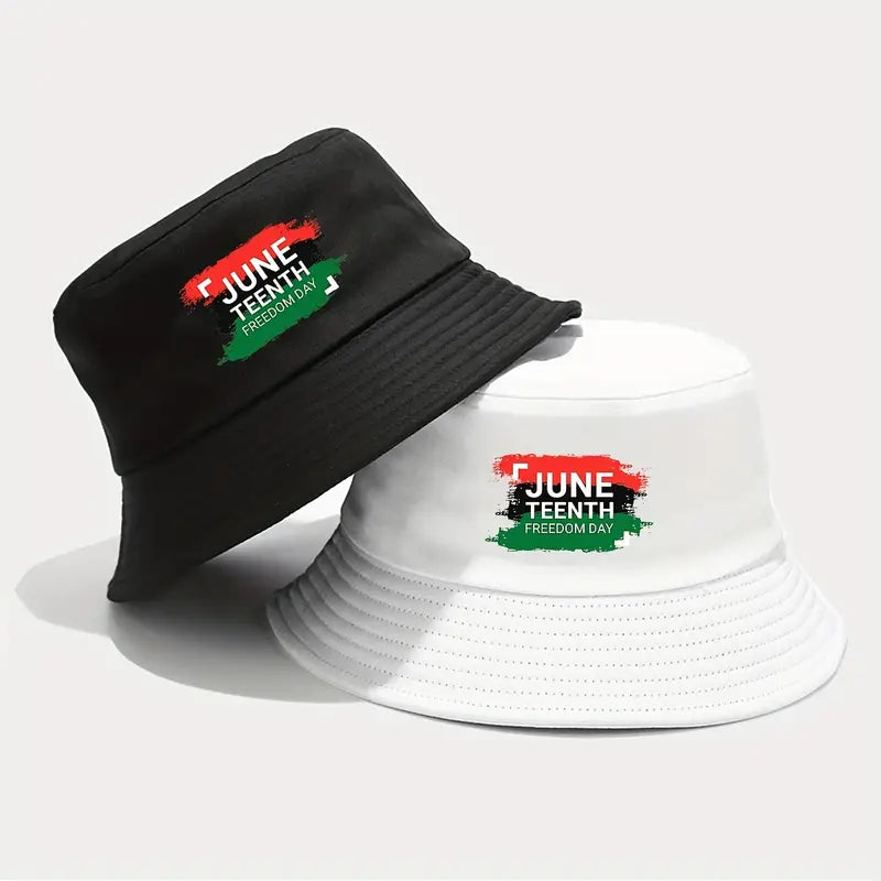 Juneteenth Bucket Hat-White