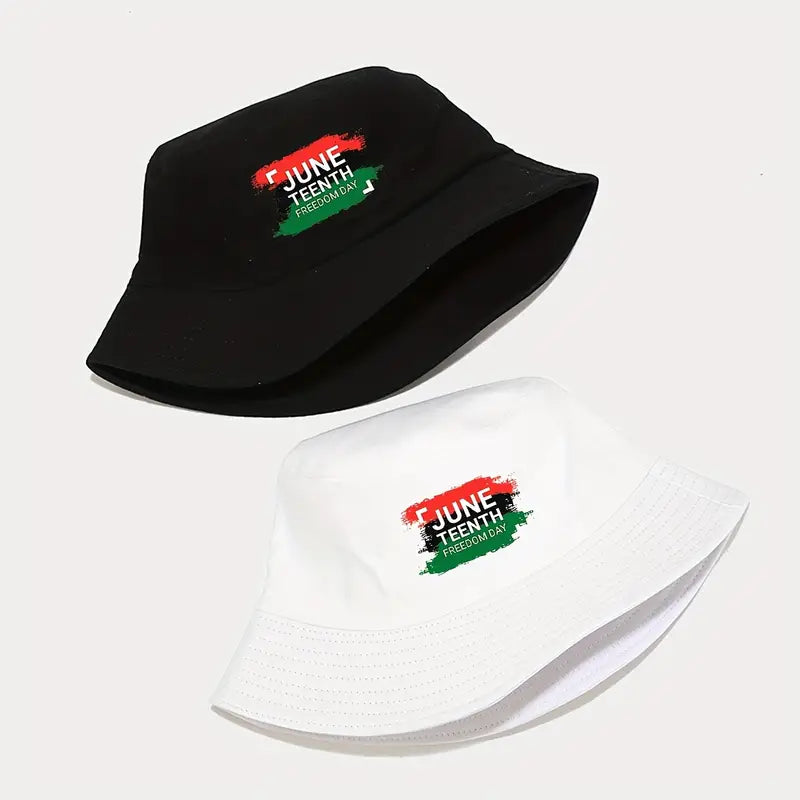 Juneteenth Bucket Hat-White