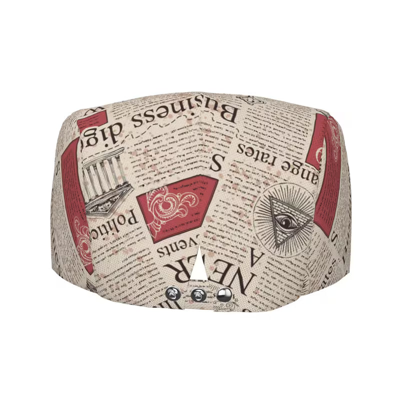 Newspaper Newsboy Cap