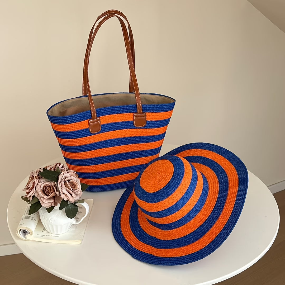 2pc Hat and Bag Set Various Colors