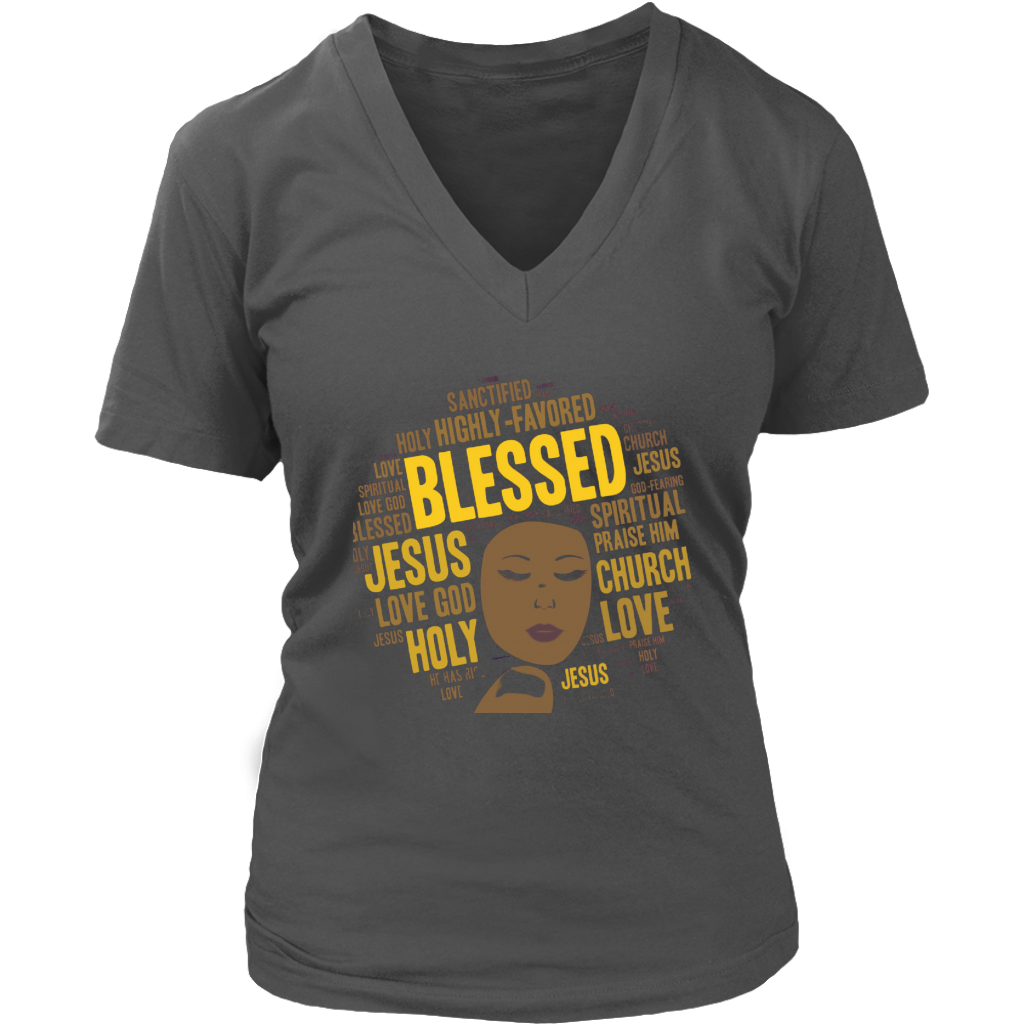 Blessed V-Neck Tee