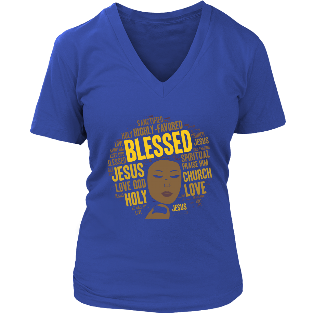 Blessed V-Neck Tee