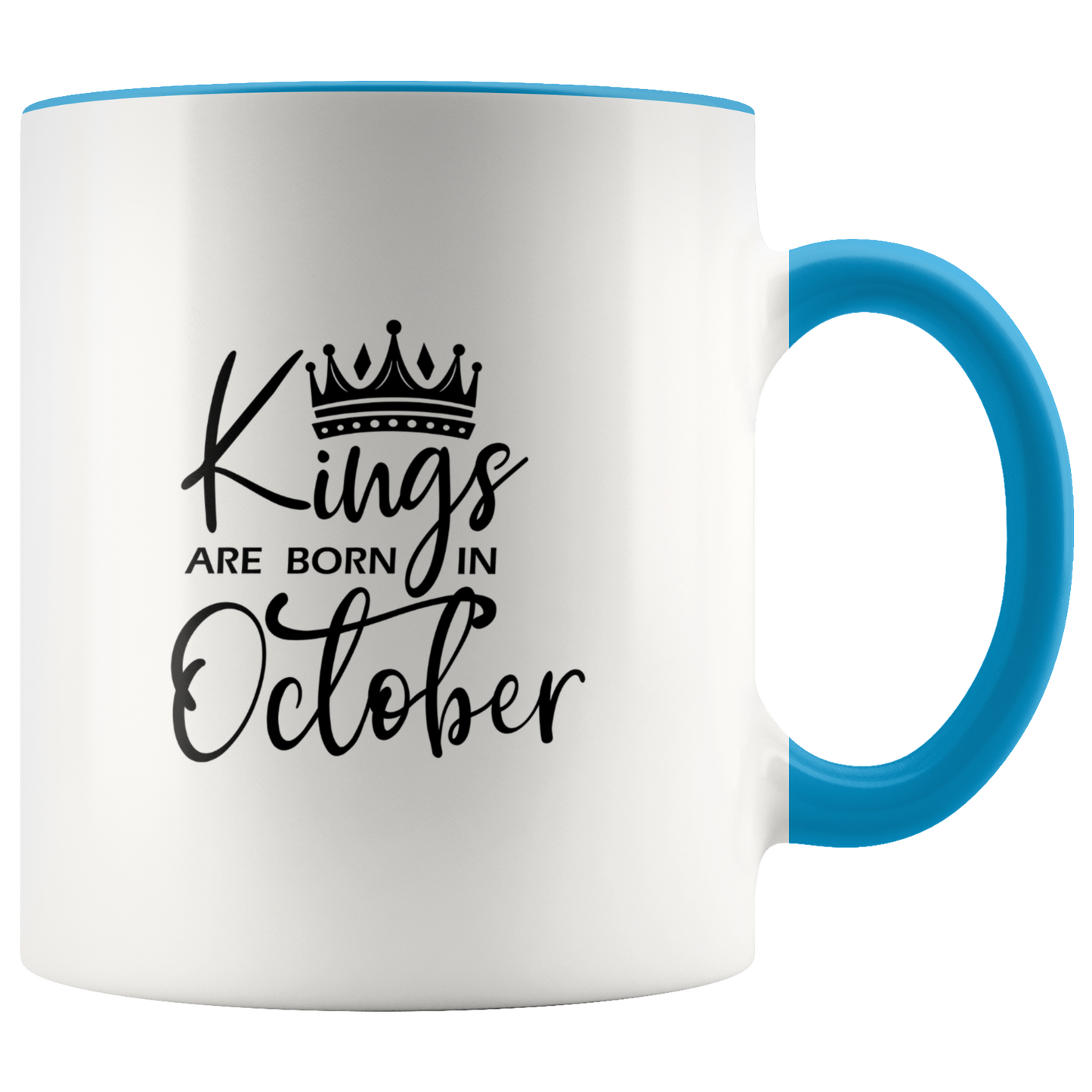 Kings Are Born in October Mug