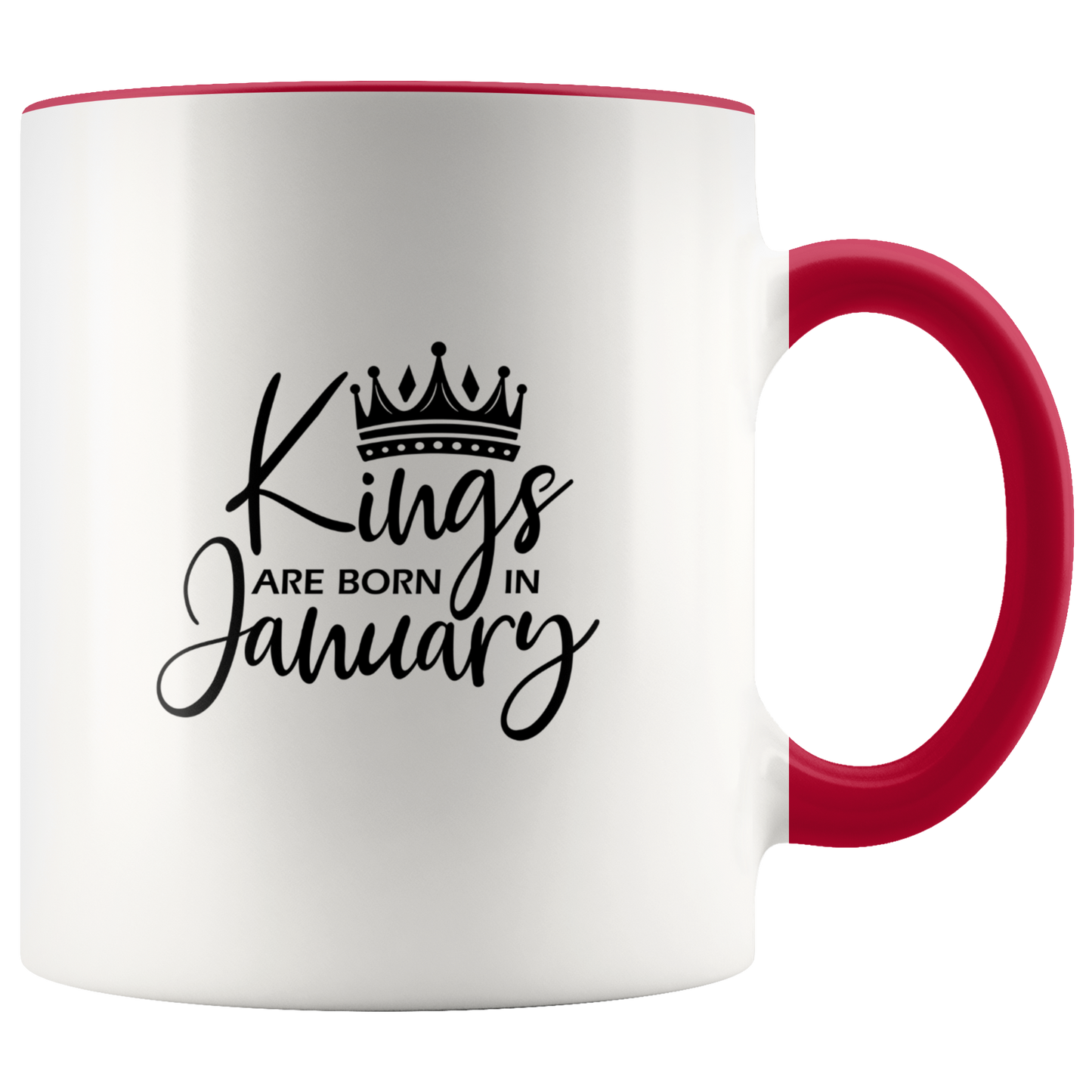 Kings Are Born in January Mug